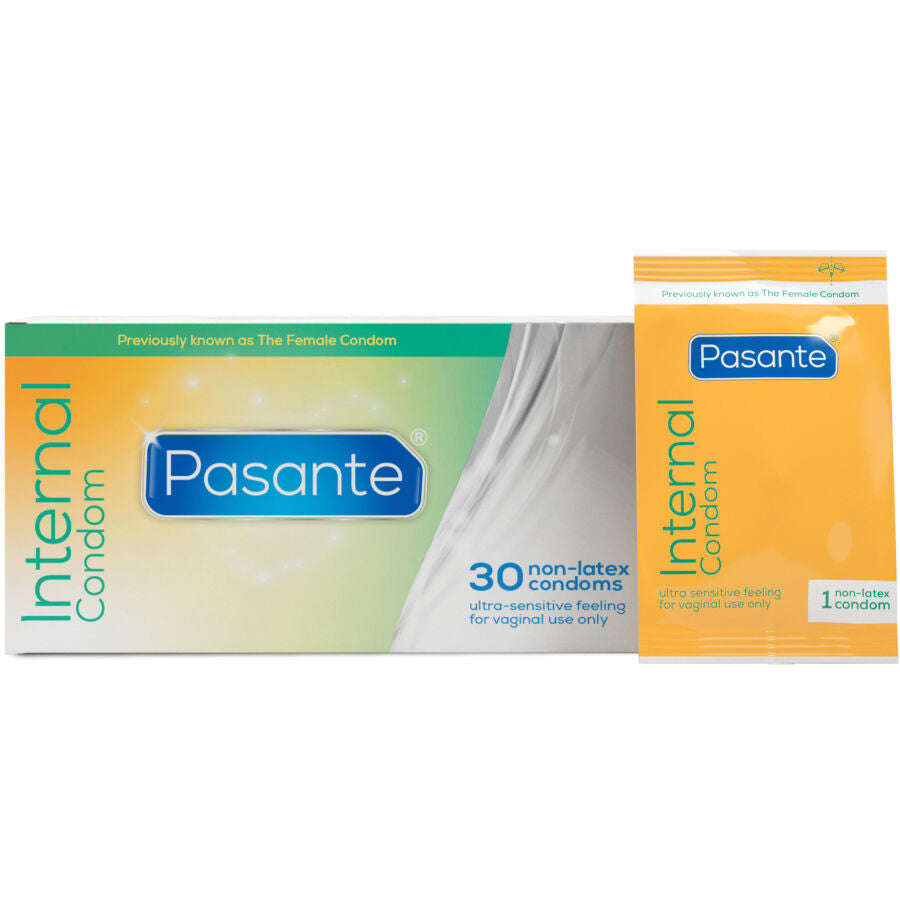 Pasante – Innenkondome für Frauen, Box mit 30 Stück