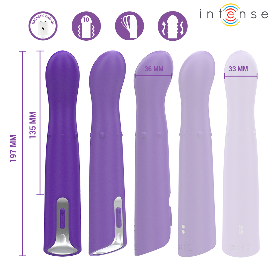 INTENSE – VIBRATEUR HELENA BEADS UP & DOWN WIGGLE 13,5 CM