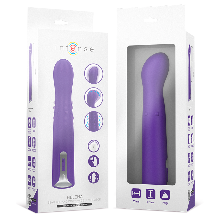 INTENSE – VIBRATEUR HELENA BEADS UP & DOWN WIGGLE 13,5 CM