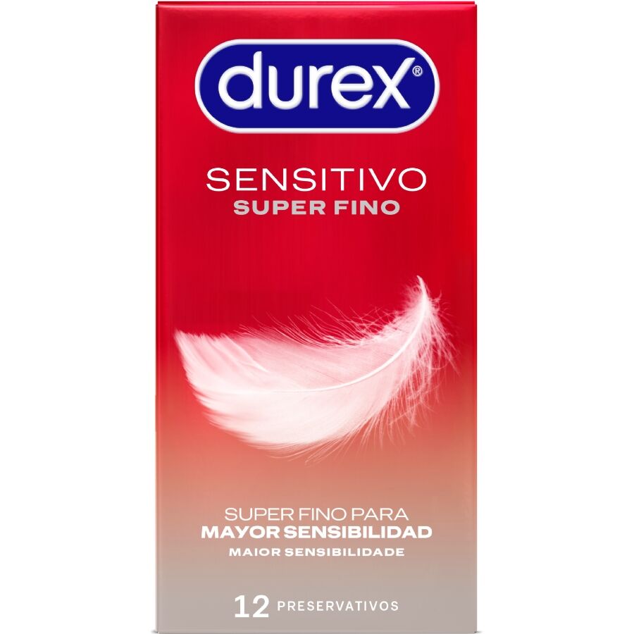 DUREX Sensitive Total Contact – Super dünne Kondome, 12 Stück