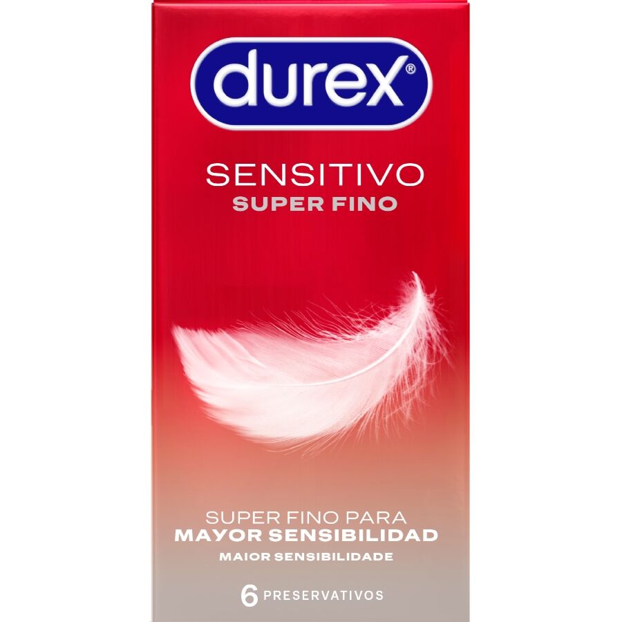 DUREX Sensitive Total Contact – Super dünne Kondome, 6 Stück