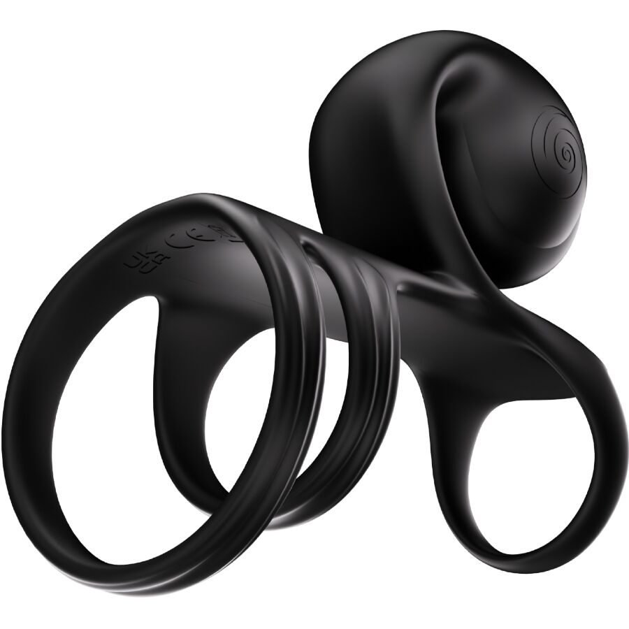 SNAIL VIBE Jovi Arc – Paarring mit Fernbedienung in Schwarz