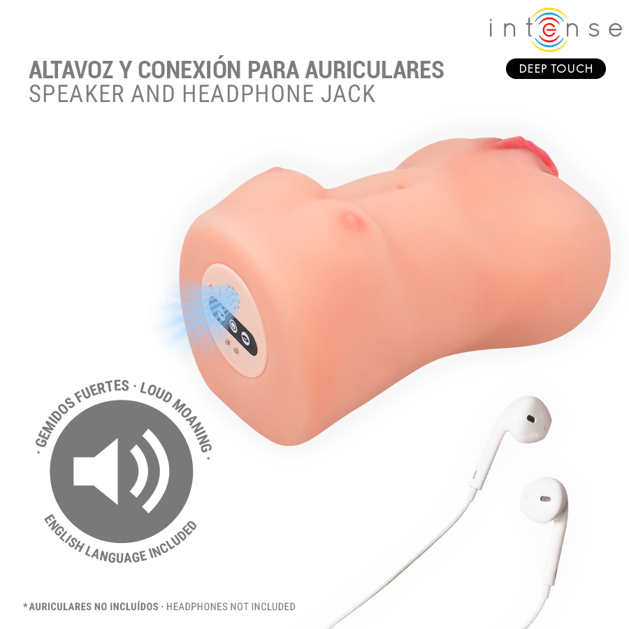 INTENSE DEEP TOUCH – VIBRATEUR ET MASTURBATEUR À SUCCION CATHERINE AVEC VOIX
