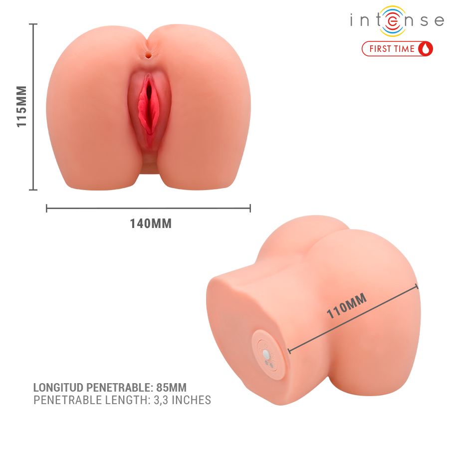 INTENSE FIRST TIME – MASTURBATEUR VIBROMASSEUR ARIANA VIRGIN AVEC SAIGNEMENT