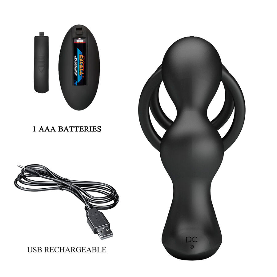 Mr Play – Analplug mit Penisring und Fernbedienung