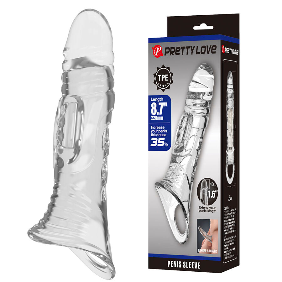 PRETTY LOVE – COUVERTURE TRANSPARENTE POUR PÉNIS