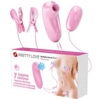PRETTY LOVE – IMONIE 3-IN-1 MULTIFUNCTIONAL SET WITH SUCTION CUP, NIPPLES AND CLITORIS