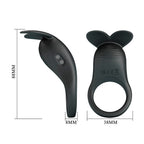 PRETTY LOVE – CARLTON PENIS RING WITH CLITORAL STIMULATOR