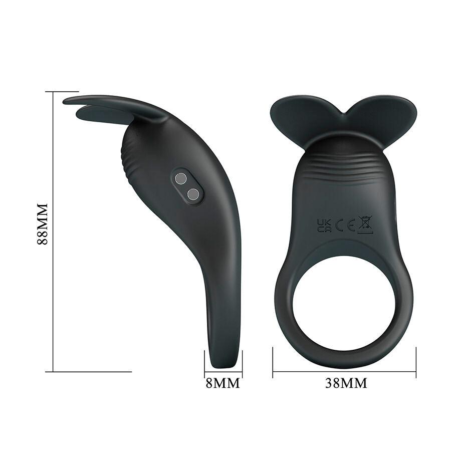 PRETTY LOVE – CARLTON PENIS RING WITH CLITORAL STIMULATOR