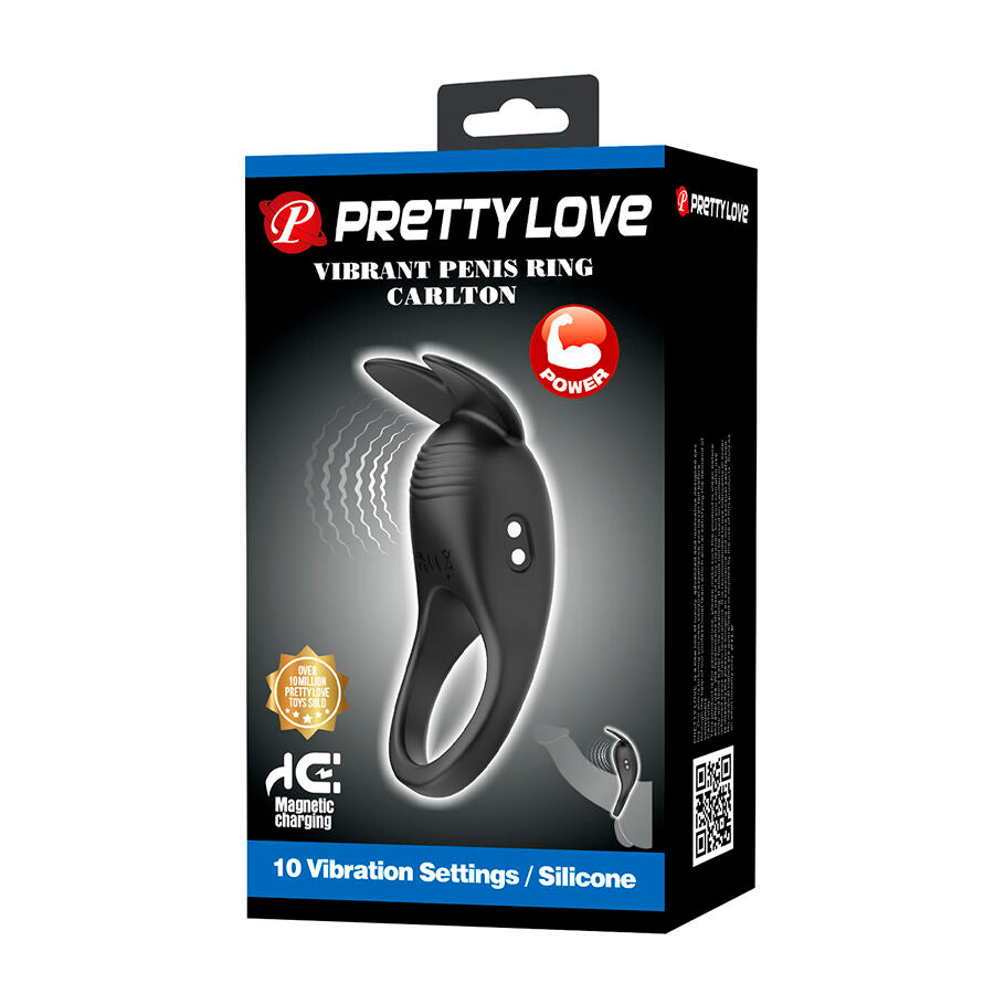 PRETTY LOVE – CARLTON PENIS RING WITH CLITORAL STIMULATOR
