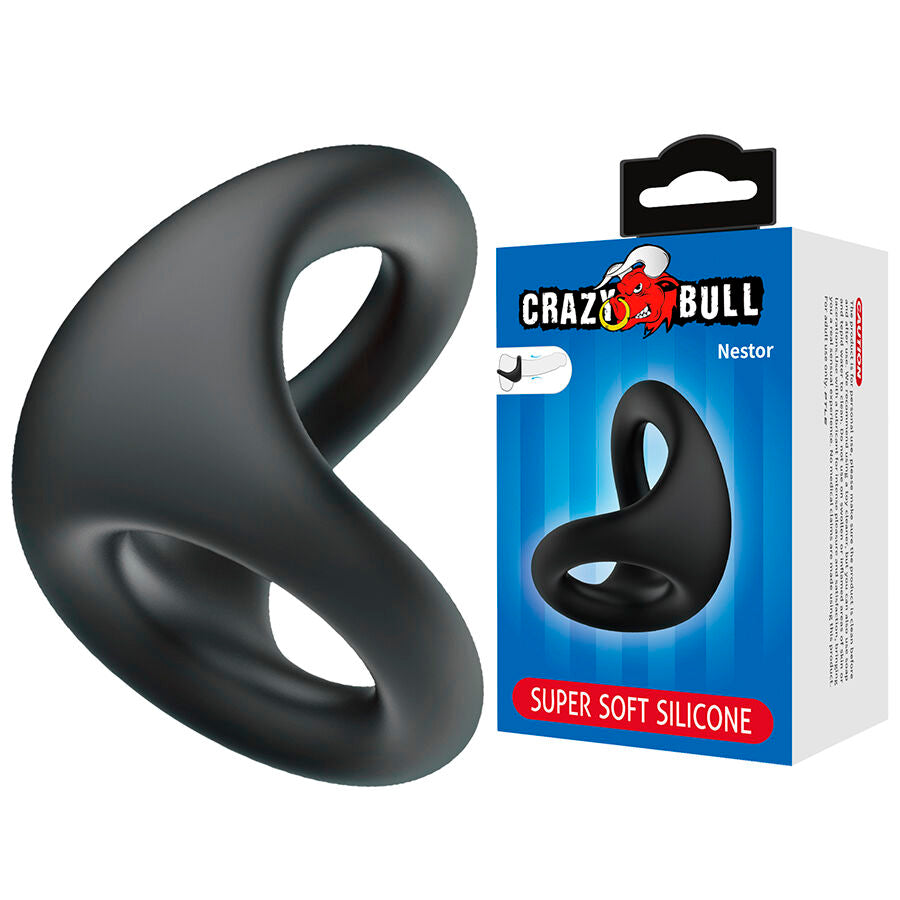CRAZY BULL – NESTOR ANNEAU ERGONOMIQUE POUR PÉNIS ET TESTICULES