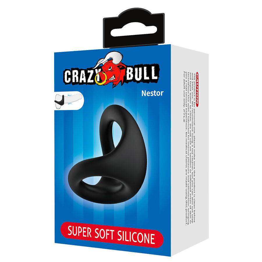 CRAZY BULL – NESTOR ANNEAU ERGONOMIQUE POUR PÉNIS ET TESTICULES