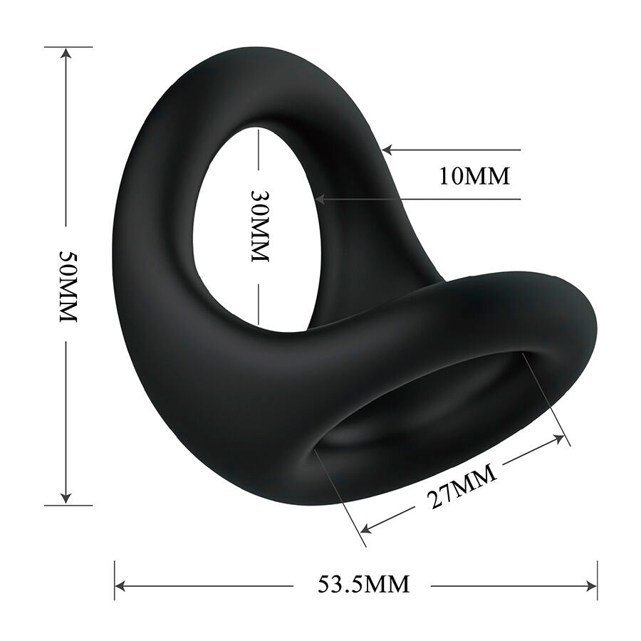 CRAZY BULL – NESTOR ANNEAU ERGONOMIQUE POUR PÉNIS ET TESTICULES