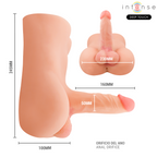 Intense Deep Touch Damien – Torso mit Dildo, Druck- und Vibrationsfunktion, Fernbedienung