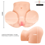 INTENSE DEEP TOUCH – MASTURBATEUR VAGINAL GINGER AVEC SUCCION, CHALEUR, VIBRATION ET EFFETS VOCAUX, TÉLÉCOMMANDE INCLUSE, 5,3 KG