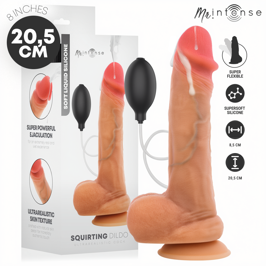 MR INTENSE – DANNY GODEMICHET ÉJACULANT EN SILICONE 20,5 CM -Ø- 4 CM