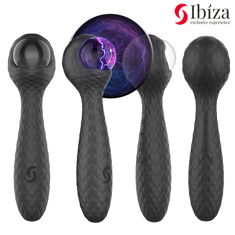 IBIZA Plasma Sphere – Vibrateur avec boule lumineuse