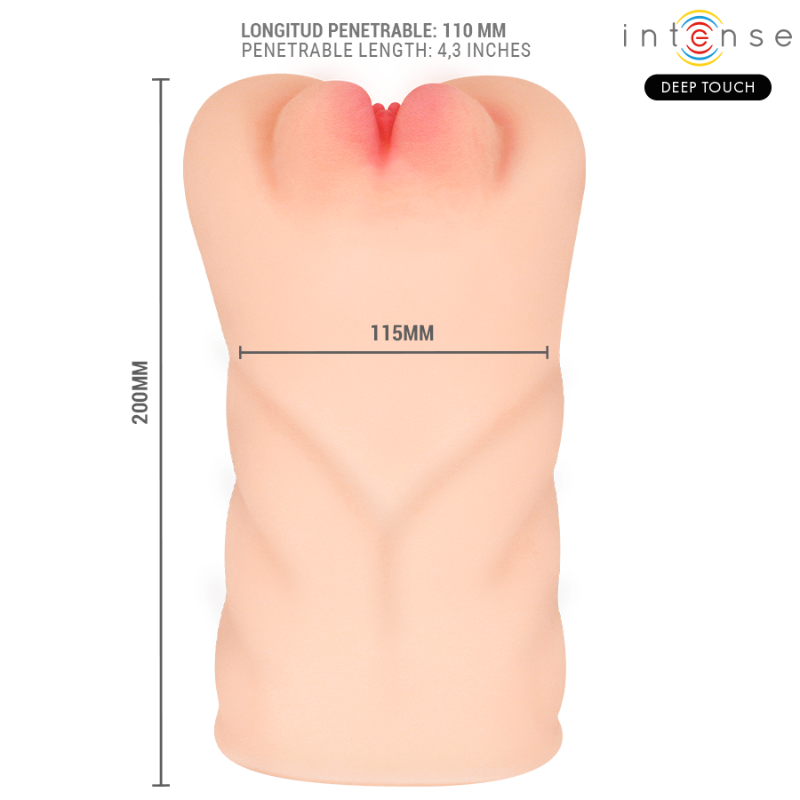 Intense Deep Touch Krista – Vaginalmasturbator mit Saug- und Vibrationsfunktion