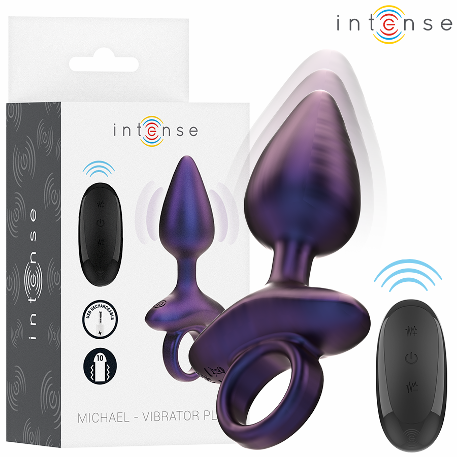 INTENSE – MICHAEL PLUG ANAL VIBRANT MODÈLE 2 TÉLÉCOMMANDE