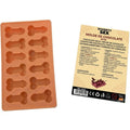 DIABLO PICANTE – CHOCOLATE MOLD WITH 12 SILICONE PENISES FOR HANGING