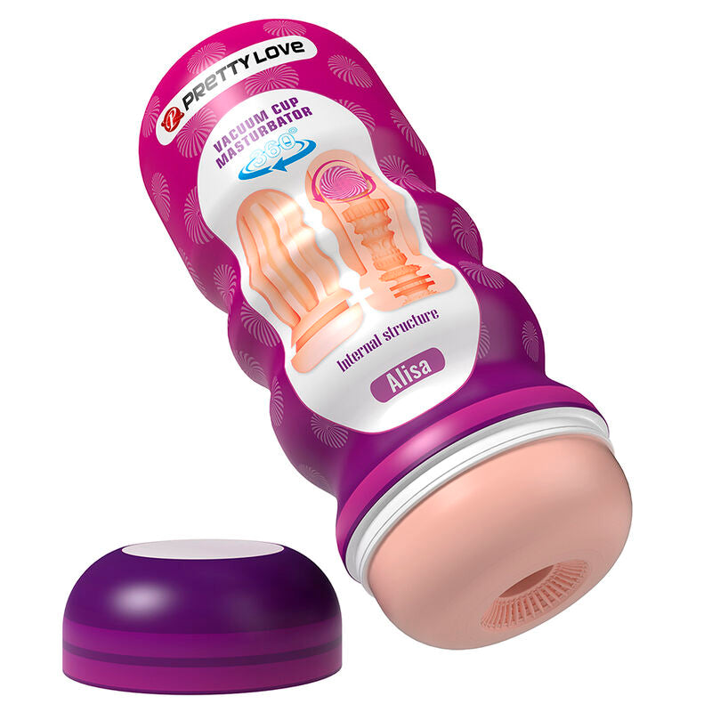 PRETTY LOVE – Vaginal-Masturbator mit Saugeffekt und Innenstruktur