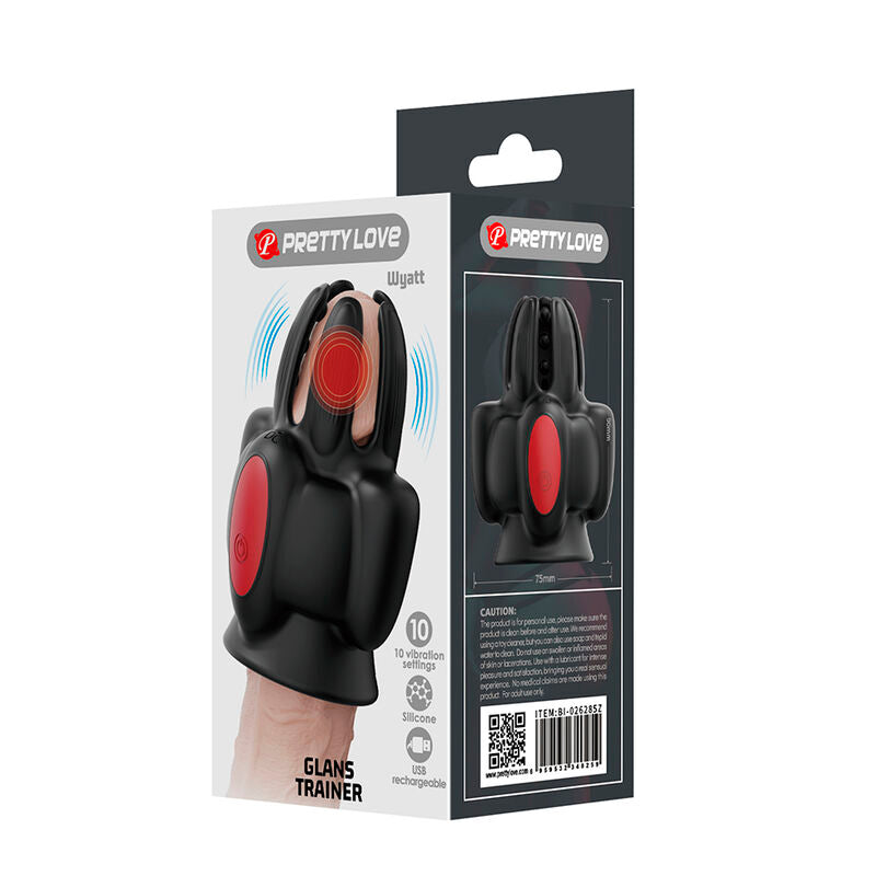 PRETTY LOVE – WYATT MASTURBATEUR AUTOMATIQUE RECHARGEABLE – ENTRAÎNEUR DE CLASSE