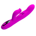 PRETTY LOVE – YALANDA RABBIT OSCILLATING VIBRATOR WITH LED DISPLAY PURPLE
