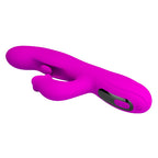 PRETTY LOVE – YALANDA RABBIT OSCILLATING VIBRATOR WITH LED DISPLAY PURPLE