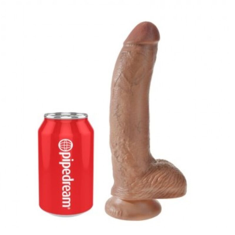 KING COCK – GODEMICHET RÉALISTE AVEC TESTICULES 22,8 CM