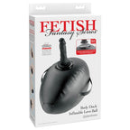 FETISH FANTASY SERIES – BODY DOCK BOULE GONFLABLE AVEC GODEMICHET NOIR 41,9 CM
