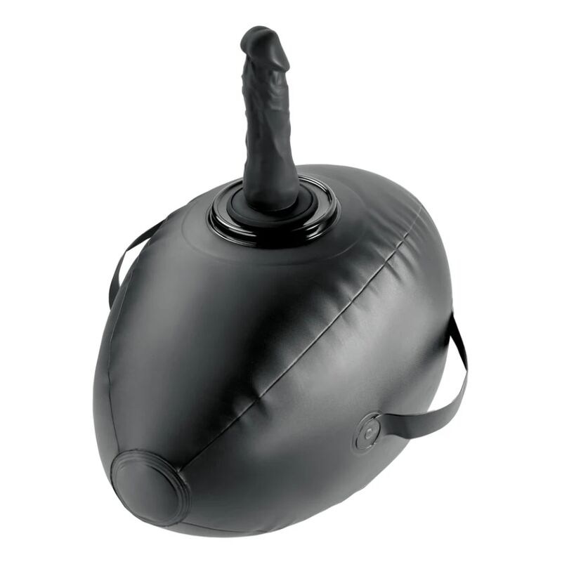 FETISH FANTASY SERIES – BODY DOCK BOULE GONFLABLE AVEC GODEMICHET NOIR 41,9 CM