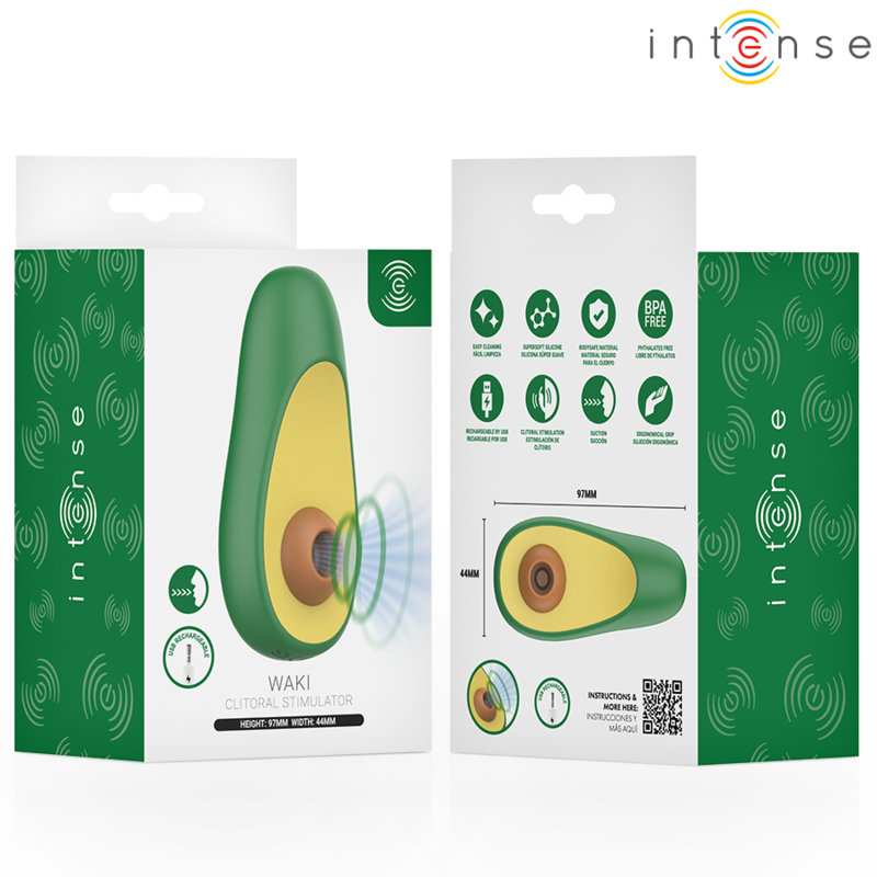 INTENSE Waki Avocado – Klitoris-Saugstimulator
