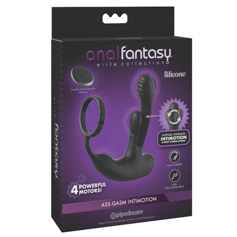 ANAL FANTASY ELITE – STIMULATEUR ANAL ET PÉRINÉAL RECHARGEABLE ASS-GASM INTIMOTION