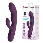 Pretty Love Zach – Rabbit-Vibrator mit Stossfunktion, 5+5 Modi