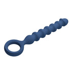 MR PLAY – PERLES ANALES EN SILICONE BLEU ET PLUG ANAL -Ø- 3,4 CM – 28,5 CM