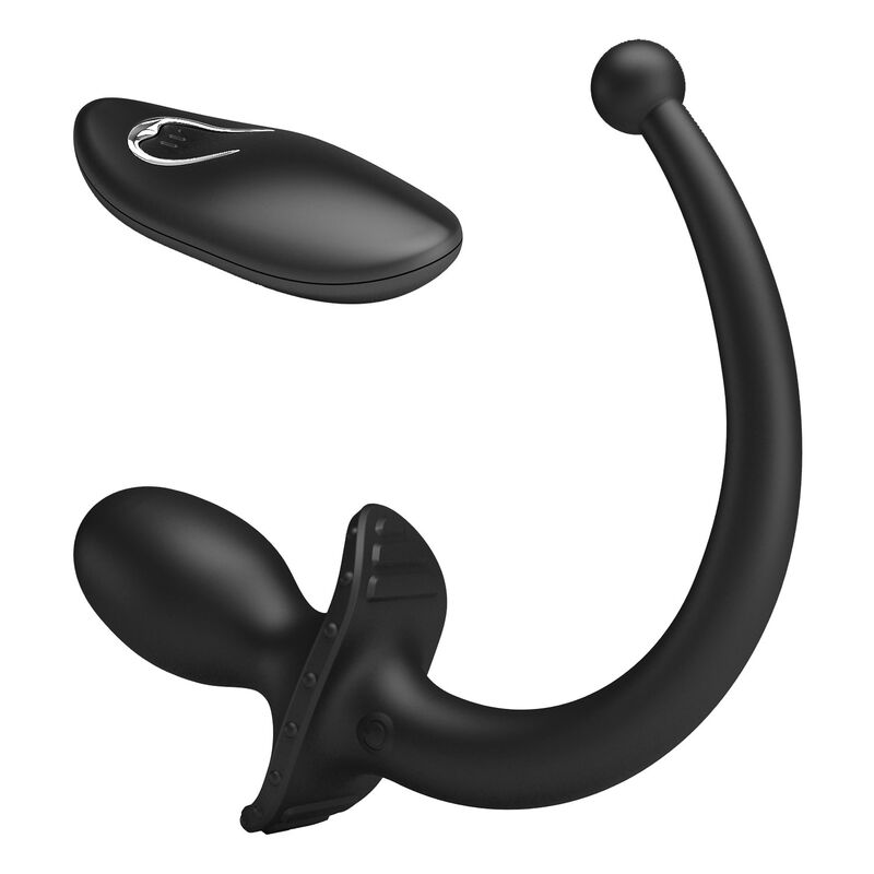 MR PLAY – WIRELESS REMOTE CONTROL ANAL AND PERINEUM VIBRATOR BLACK