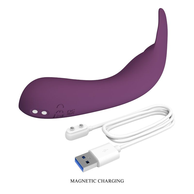 PRETTY LOVE – VIBRATEUR RECHARGEABLE KENYELL 10 FONCTIONS VIOLET