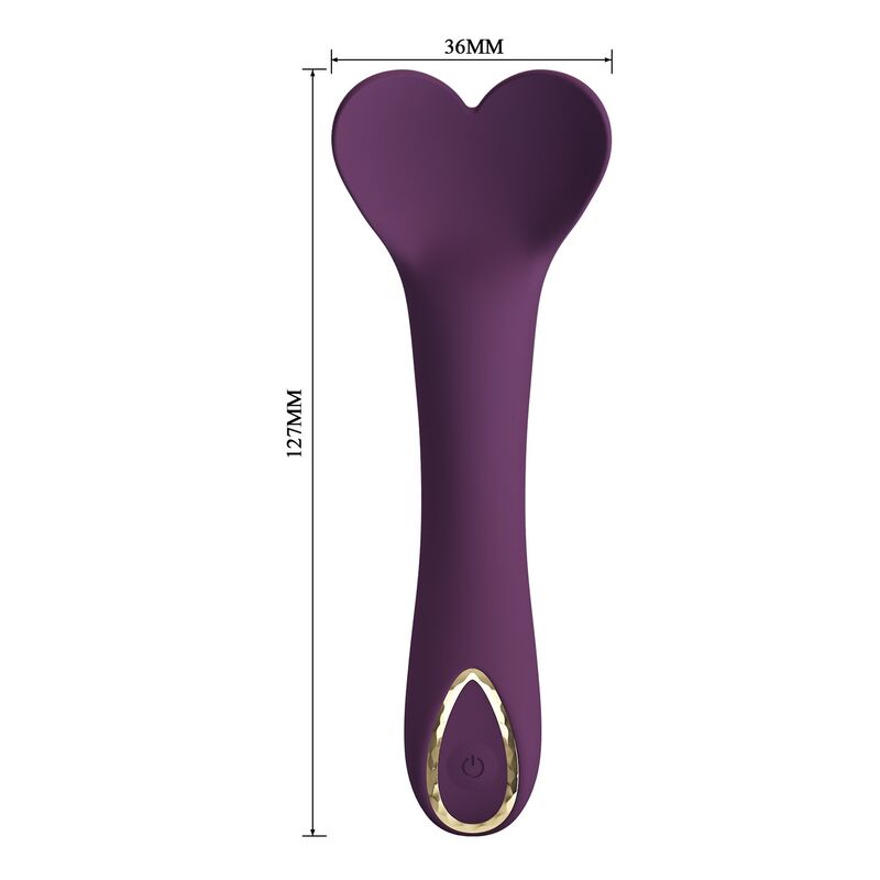 PRETTY LOVE – VIBRATEUR RECHARGEABLE KENYELL 10 FONCTIONS VIOLET