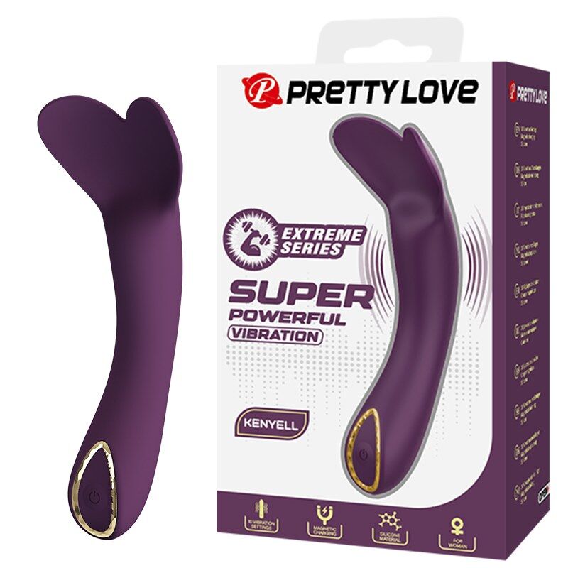 PRETTY LOVE – VIBRATEUR RECHARGEABLE KENYELL 10 FONCTIONS VIOLET
