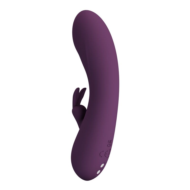 PRETTY LOVE – LANDYN VIBRATEUR LAPIN RECHARGEABLE 10 FONCTIONS VIOLET
