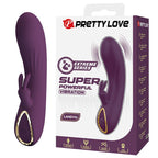 PRETTY LOVE – LANDYN VIBRATEUR LAPIN RECHARGEABLE 10 FONCTIONS VIOLET