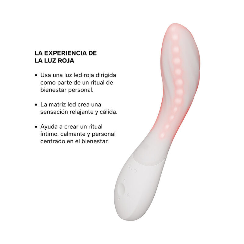 LELO – MONA SPECTRA MASSEUR INTIME À LUMIÈRE ROUGE RECHARGEABLE CONTRÔLÉ PAR APPLICATION