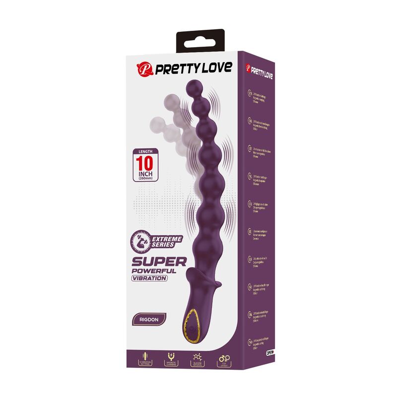 PRETTY LOVE Madison – Wiederaufladbarer Analvibrator mit 10 Funktionen