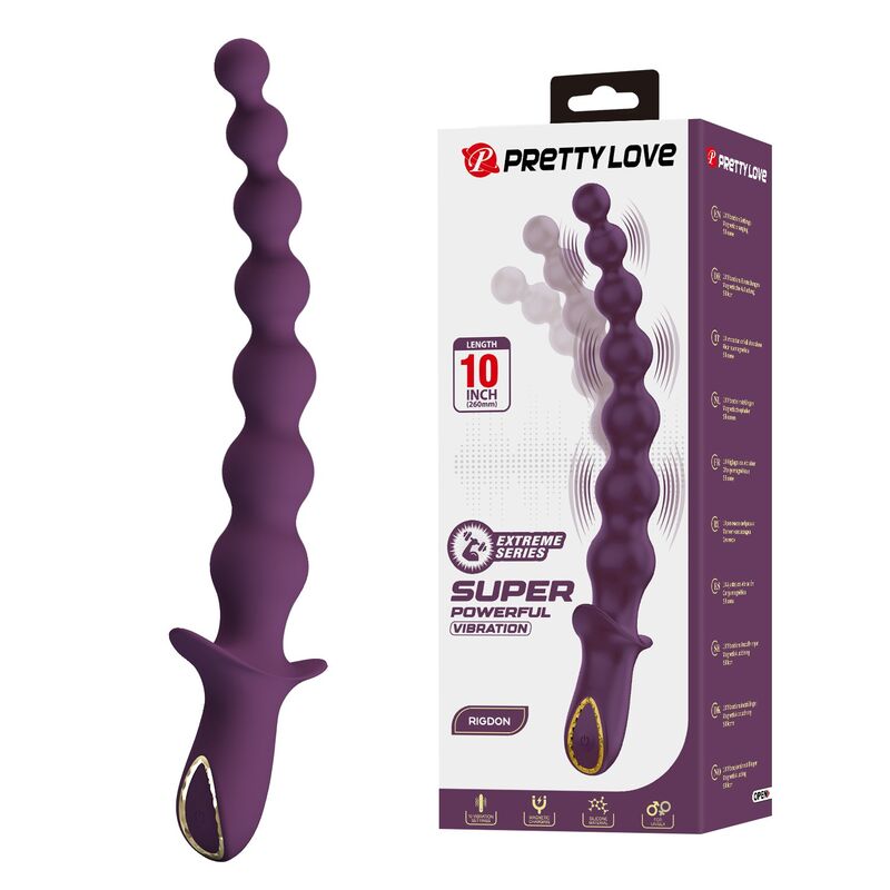 PRETTY LOVE Madison – Wiederaufladbarer Analvibrator mit 10 Funktionen