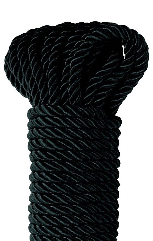 FETISH FANTASY SERIES – Schwarzes Deluxe-Seidenseil, 9,75 m