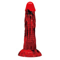 POWER MONSTERS – DILDO FANTASY MINOTAURO CON VENTOSA 21 CM Ø 5 CM ROSSO E NERO