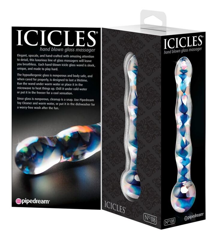 ICICLES – N. 8 masseur en verre