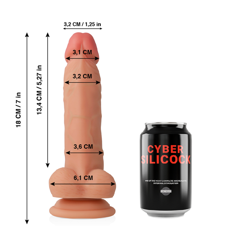 CYBER SILICOCK – SILICONE LIQUIDE ULTRA RÉALISTE CM -O- CM
