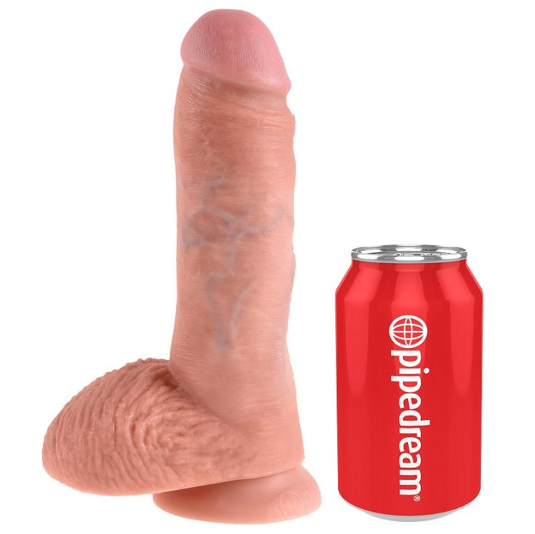 KING COCK – Klassischer Dildo mit Hoden