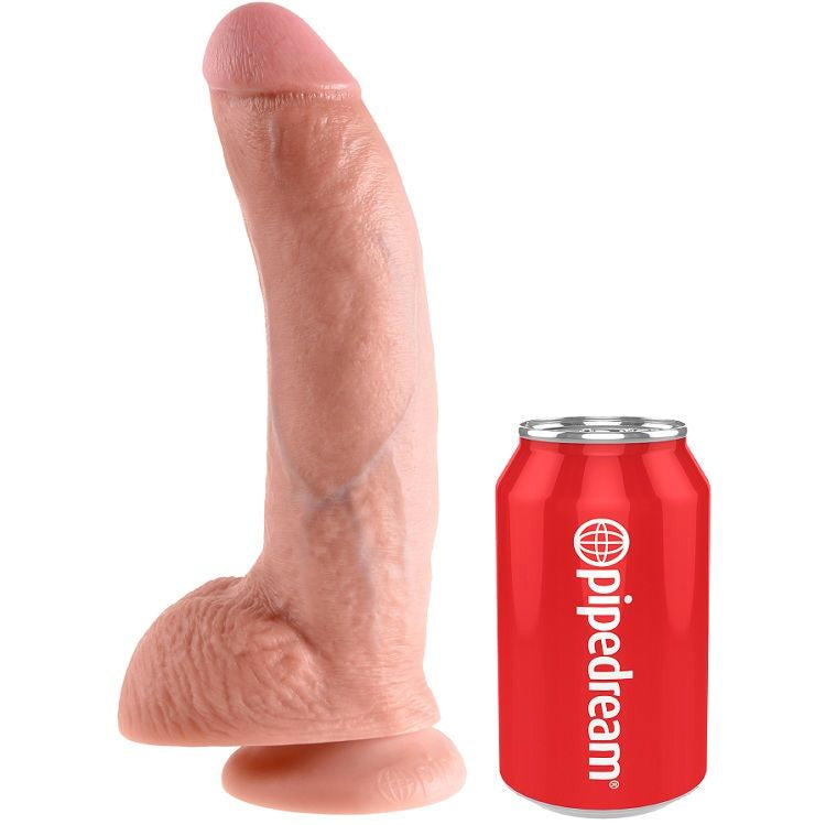 KING COCK – Klassischer Dildo mit Hoden